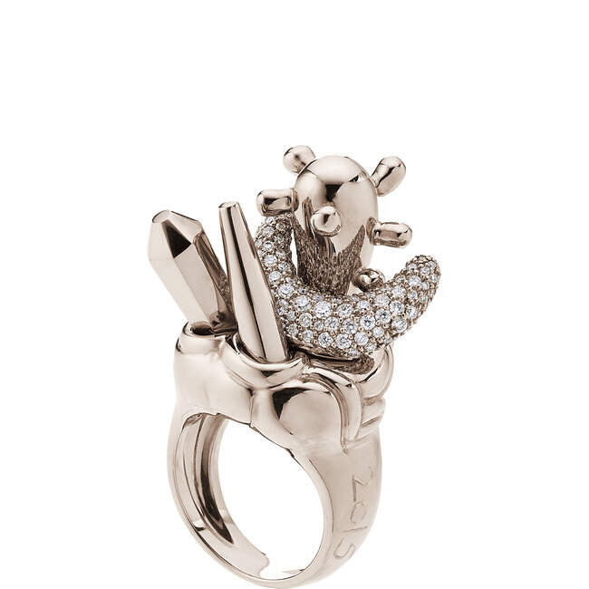 AARON CURRY for CADA<br><br>MOON Ring